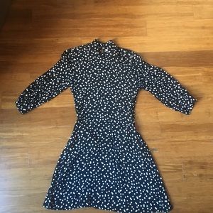 Zara polka dot dress